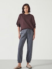 Hush Grey Alyna Pocket Detail Relaxed Joggers - Image 2 of 6