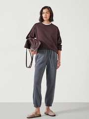 Hush Grey Alyna Pocket Detail Relaxed Joggers - Image 5 of 6