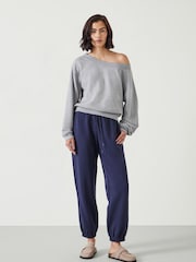 Hush Blue Alyna Pocket Detail Relaxed Joggers - Image 2 of 5