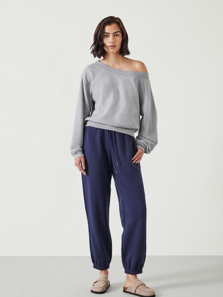 Hush Blue Alyna Pocket Detail Relaxed Joggers - Image 2 of 5