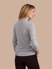 Pure Collection Cashmere Polo Neck Sweater - Image 2 of 3