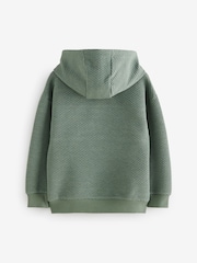 Baker by Ted Baker Textured 100% Cotton Hoodie - Image 7 of 9