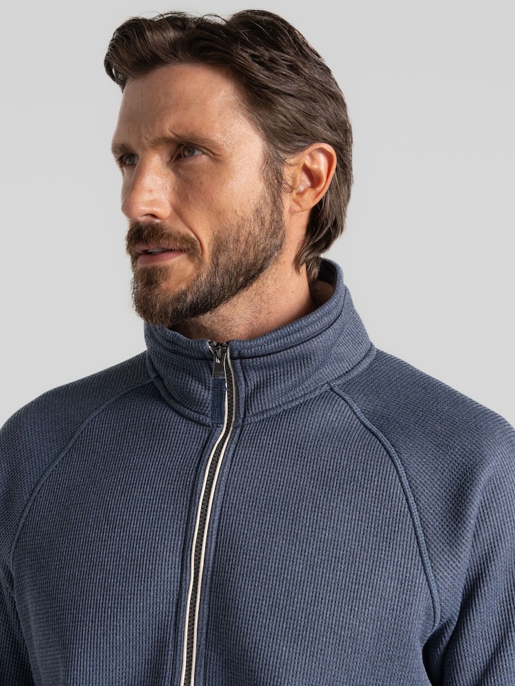 Craghoppers Blue Belton Quarter Zip Fleece - Image 4 of 4