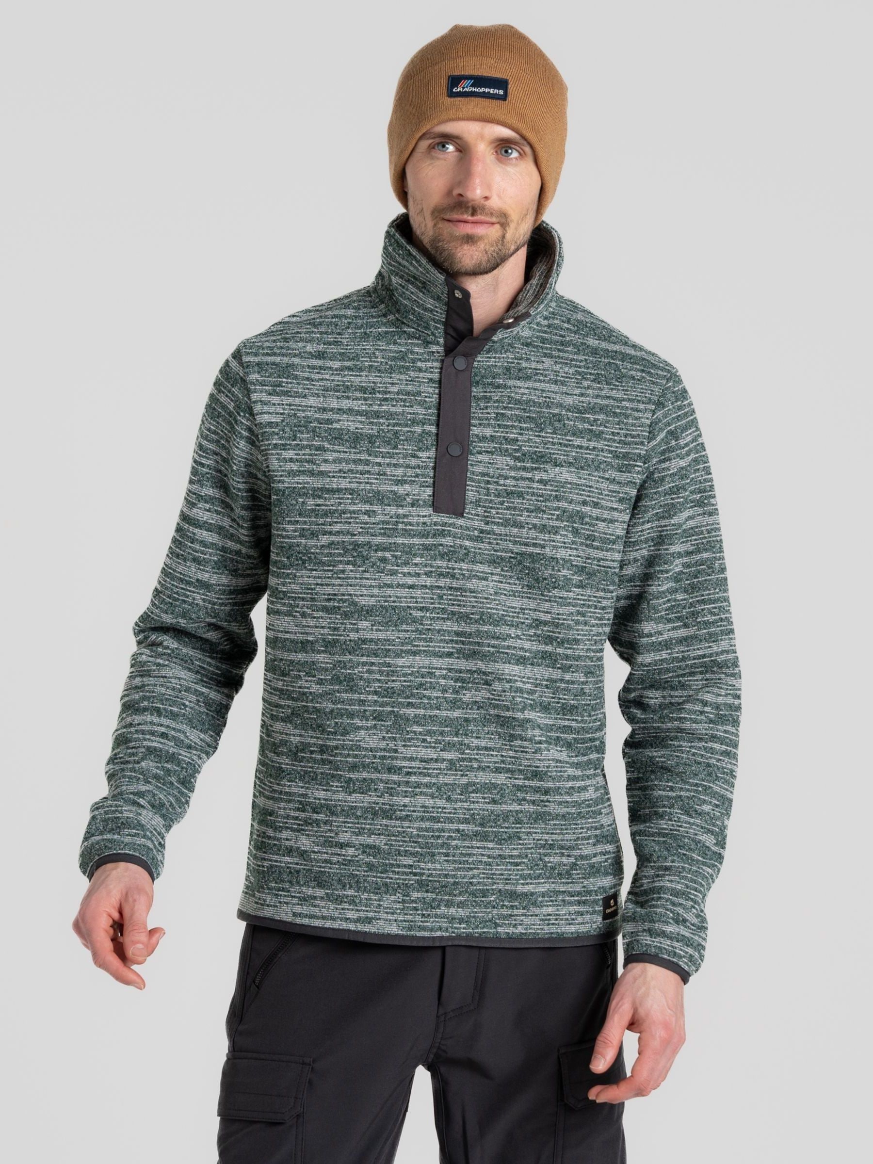 Craghoppers green fleece top