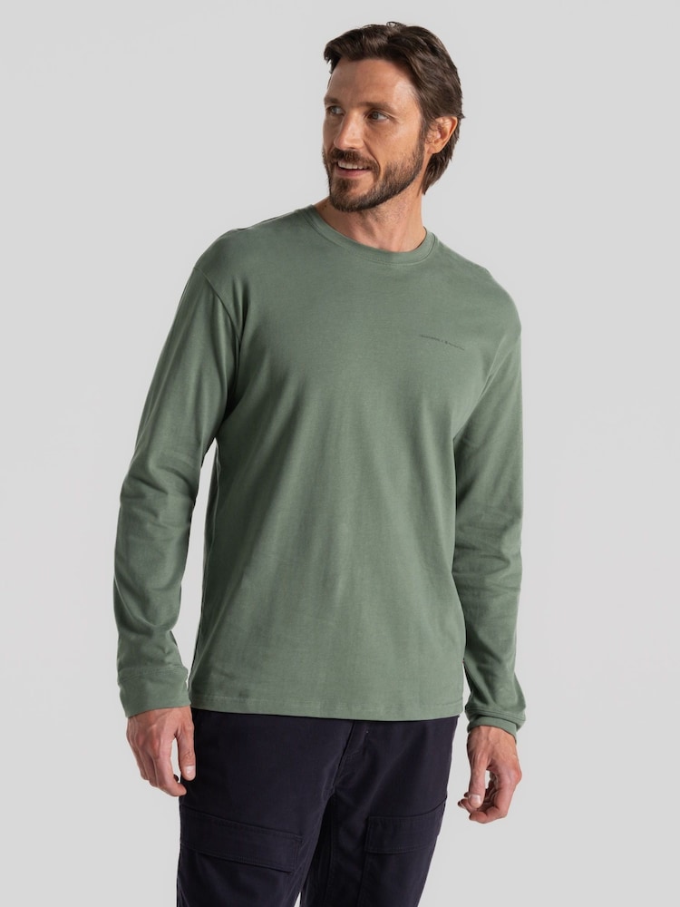 Craghoppers National Trust Limestone 100% Cotton Long Sleeve Top - Image 1 of 4