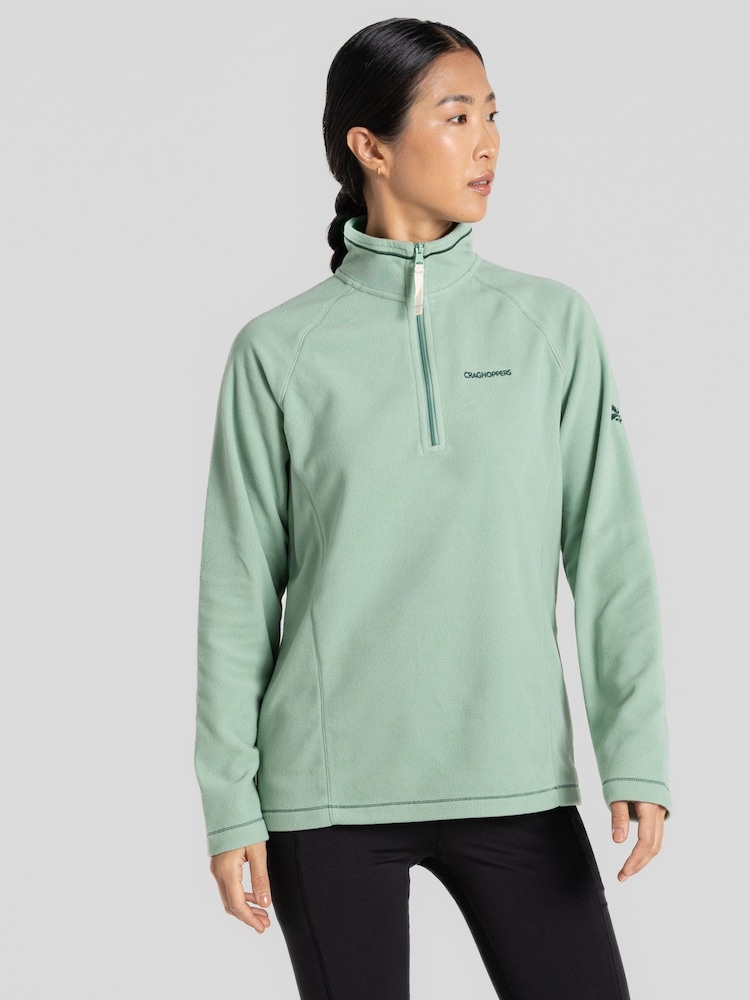 Craghoppers Green Miska VI HalfZip Fleece - Image 1 of 4 Craghoppers Green Miska VI HalfZip Fleece - Image 1 of 4