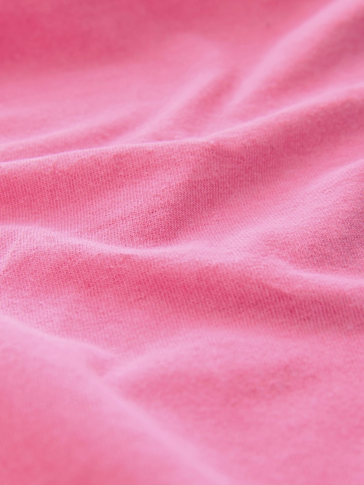 Pink Valencia - Koszulka nocna o kroju oversize w 100% z bawełny - Image 6 of 7