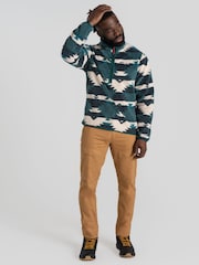 Craghoppers Green Tatton Quarter Zip Fleece - Image 2 of 4