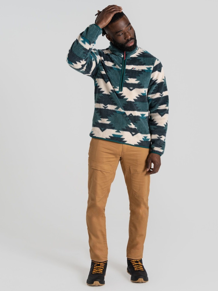 Craghoppers Green Tatton Quarter Zip Fleece - Image 2 of 4