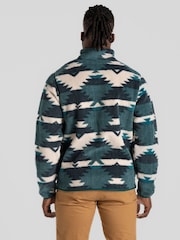 Craghoppers Green Tatton Quarter Zip Fleece - Image 3 of 4