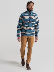 Craghoppers Blue Tatton Quarter Zip Fleece - Image 3 of 4