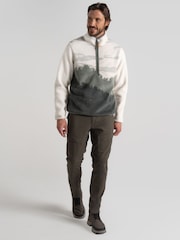 Craghoppers Green National Trust Hathers Quarter Zip Fleece - Image 1 of 1