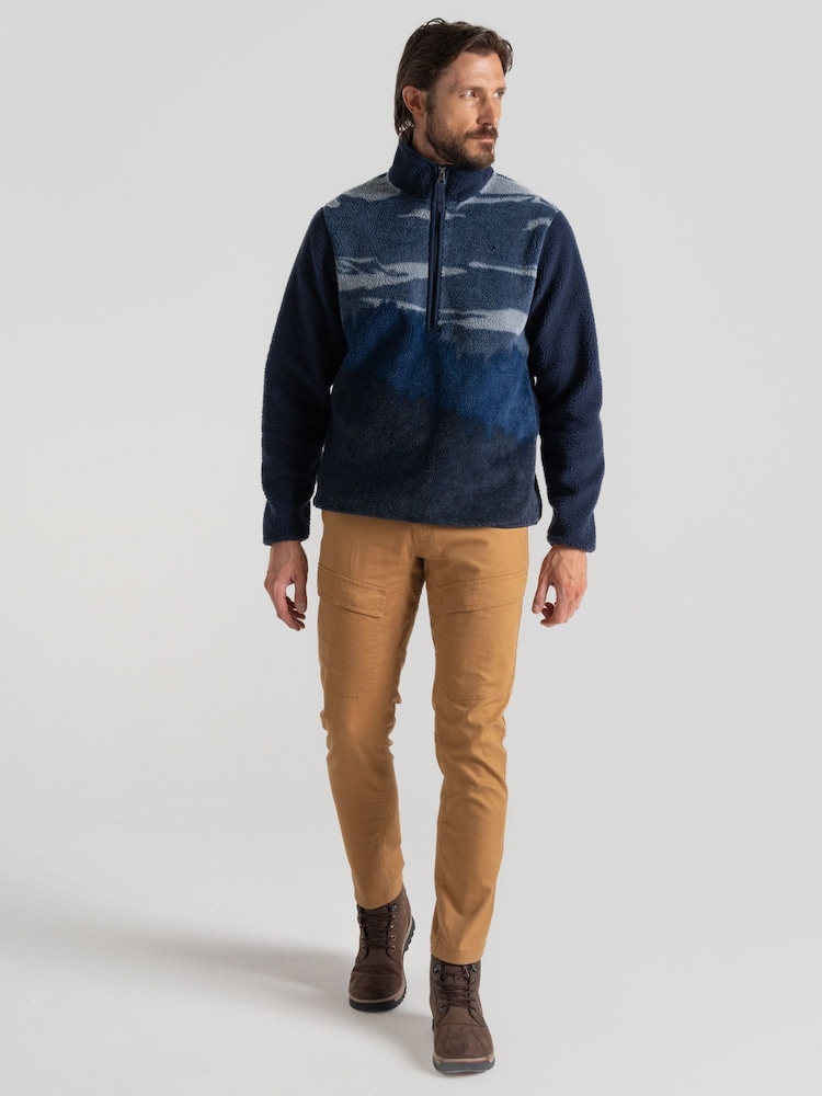 Craghoppers Blue National Trust Hathers Quarter Zip Fleece - Image 3 of 5