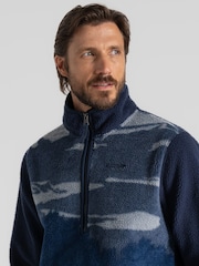 Craghoppers Blue National Trust Hathers Quarter Zip Fleece - Imagen 4 de 5