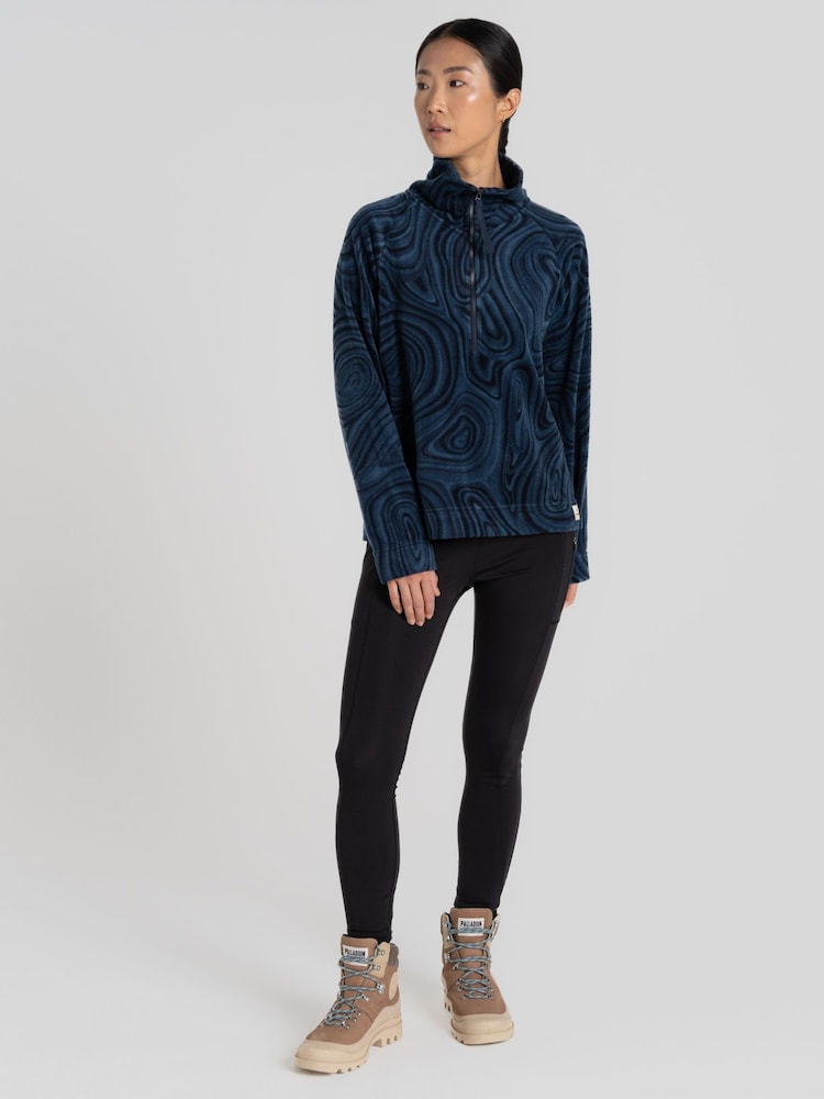 Craghoppers Blue Lago Half Zip Fleece - Image 3 of 5