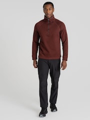 Craghoppers Red Wole Quarter Zip Fleece - Image 3 of 5