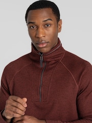 Craghoppers Red Wole Quarter Zip Fleece - Image 4 of 5