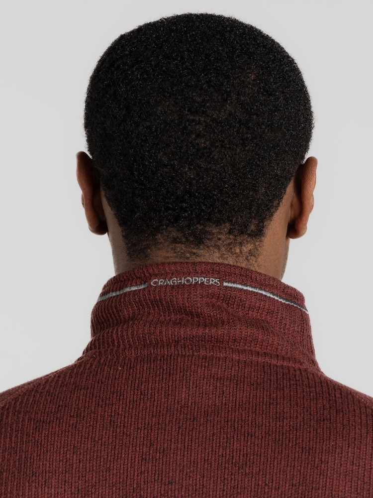 Craghoppers Red Wole Quarter Zip Fleece - Image 5 of 5
