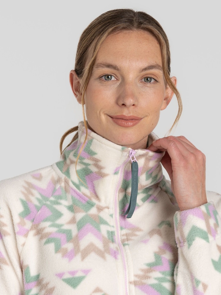 Craghoppers Pink Lago Half Zip Fleece - Image 4 of 4 Craghoppers Pink Lago Half Zip Fleece - Image 4 of 4