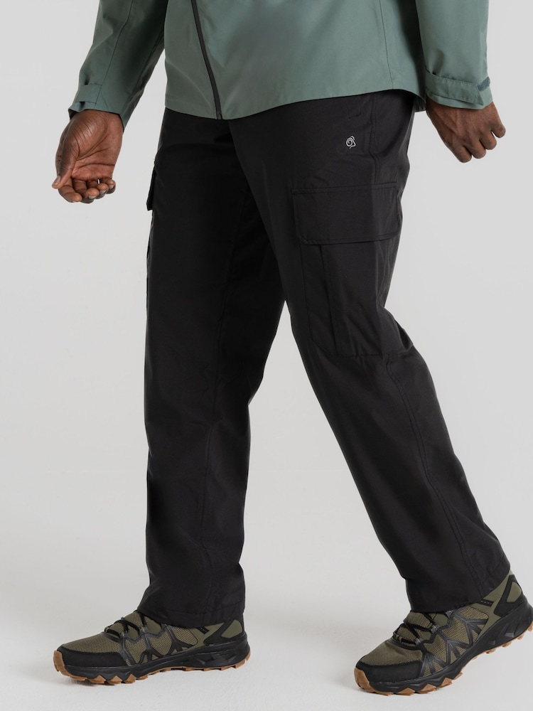 Craghoppers Indus Waterproof Black Trousers - Image 1 of 7 Craghoppers Indus Waterproof Black Trousers - Image 1 of 7