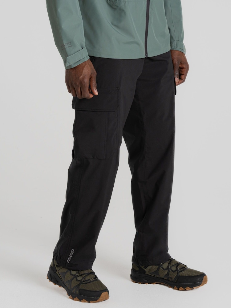 Craghoppers Indus Waterproof Black Trousers - Image 2 of 7 Craghoppers Indus Waterproof Black Trousers - Image 2 of 7