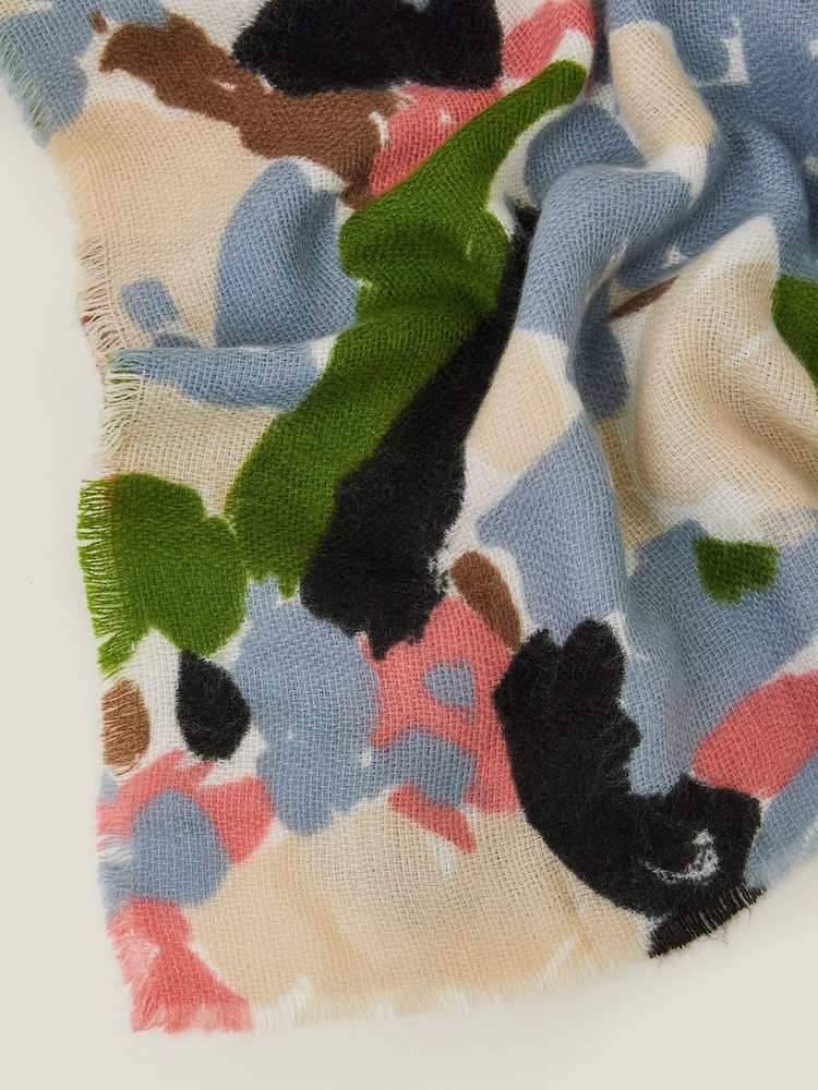 Accessorize Black Meadow Blanket Scarf - Image 3 of 3