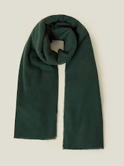 Temno zelena - Accessorize me zelohek Winter odeja šal; ruta - Slika 2 iz 3