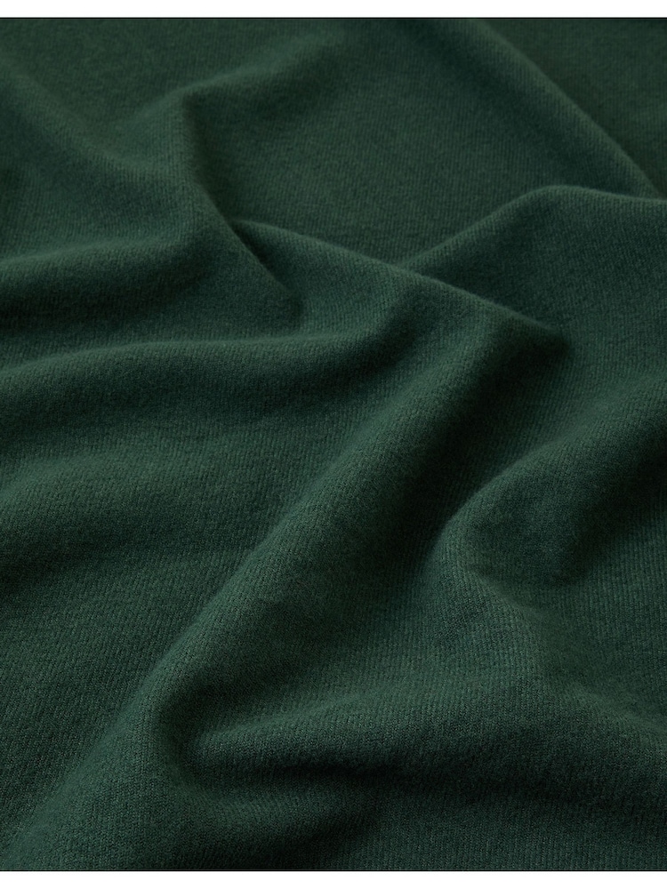 Accessorize Dark Green Super Soft Winter Blanket Scarf - Image 3 of 3 Accessorize Dark Green Super Soft Winter Blanket Scarf - Image 3 of 3
