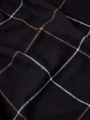 Accessorize Black Oversized Check Blanket Scarf - Image 3 of 3