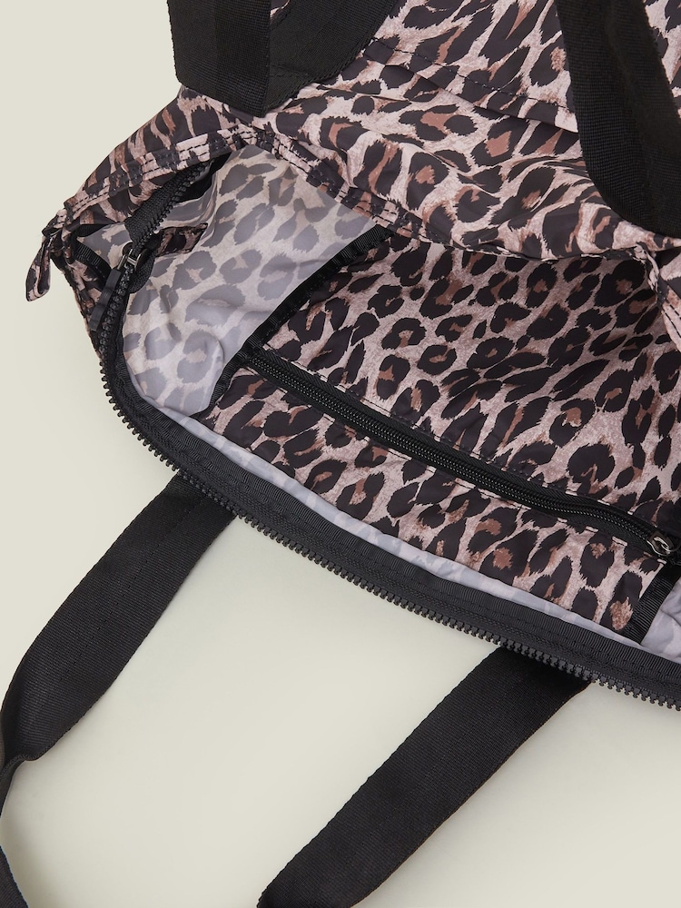 Accessorize Packable Leopard potisk; vzorec velika/vrečasta torba Torba - Slika 3 iz 3