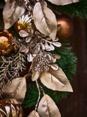Personalised Metallic Magic Bauble Wreath by Dibor - Image 3 of 5