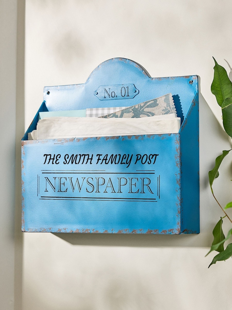 Personalised Wall Mounted Magazine Store by Dibor - Image 1 of 5