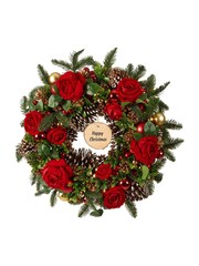 Personalised Royale Christmas Rose Wreath by Dibor - Image 5 of 5
