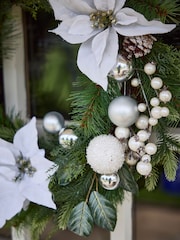 Personalised Valley Snowdrift Christmas Wreath by Dibor - Image 3 of 5