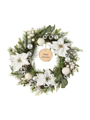 Personalised Valley Snowdrift Christmas Wreath by Dibor - Image 5 of 5