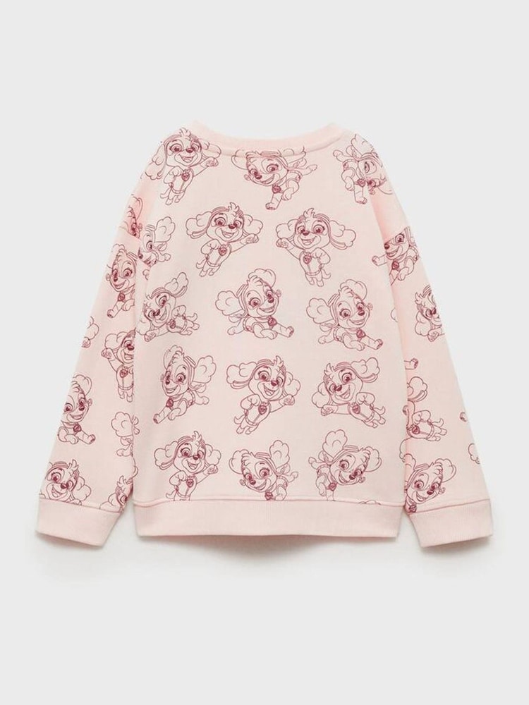 Mango Pink Paw Patrol 100% Cotton Sweatshirt - Image 2 of 3