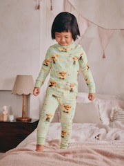 Green 100% Cotton Hamish Snuggle Pyjamas (9mths-9yrs) - Image 2 of 9