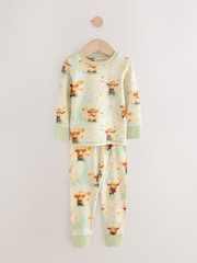 Green 100% Cotton Hamish Snuggle Pyjamas (9mths-9yrs) - Image 6 of 9