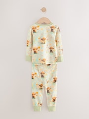 Green 100% Cotton Hamish Snuggle Pyjamas (9mths-9yrs) - Image 7 of 9