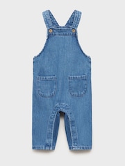 Mango Blue Denim Dungarees - Image 1 of 3