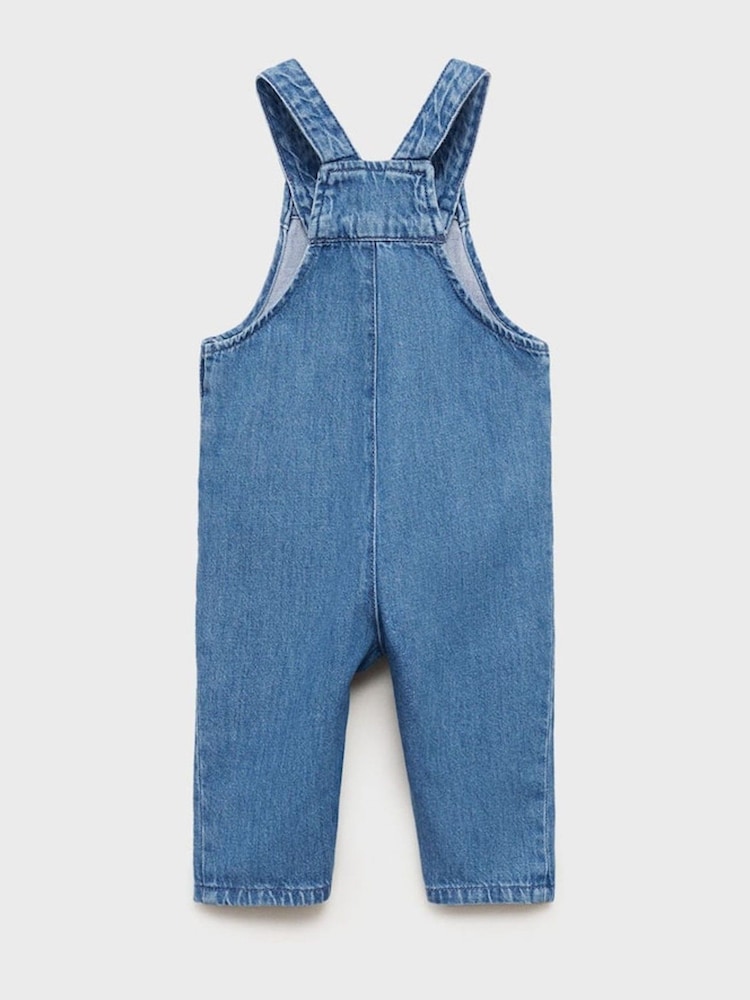 Mango Blue Denim Dungarees - Image 2 of 3