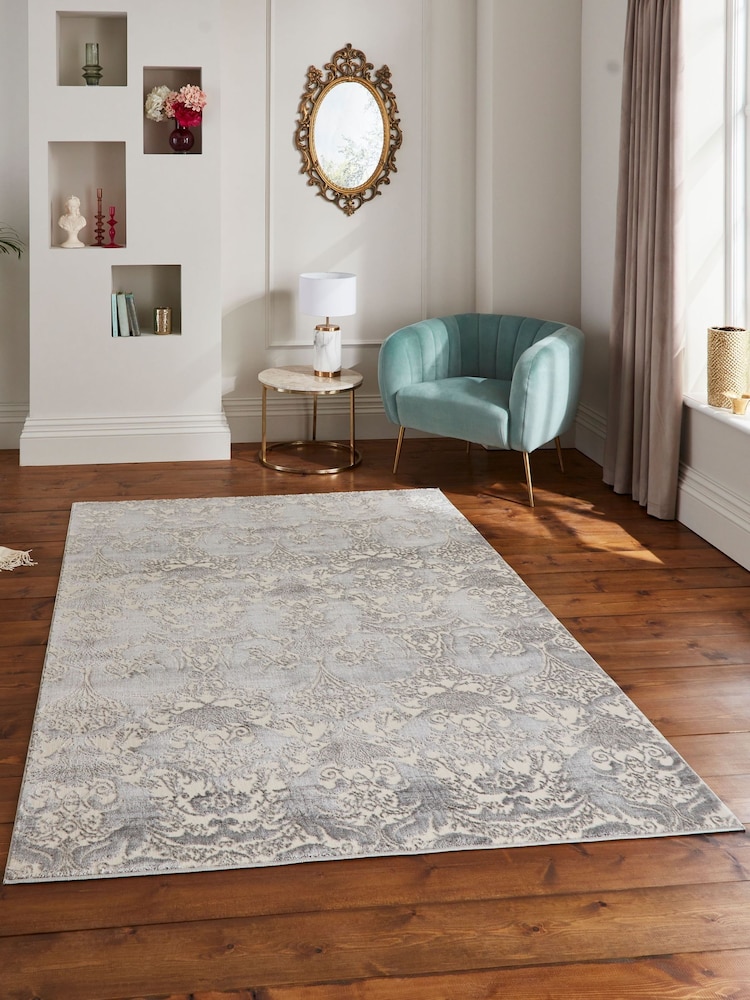 Laurence Llewelyn-Bowen Grey Imperial Rug - Image 1 of 6 Laurence Llewelyn-Bowen Grey Imperial Rug - Image 1 of 6