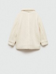 Mango Cream Faux Shearling Coat - Image 5 of 6