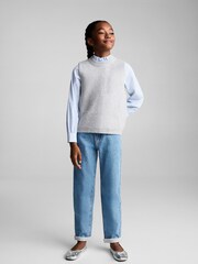 Mango Blue Lydia 100% Cotton Jeans - Image 1 of 7