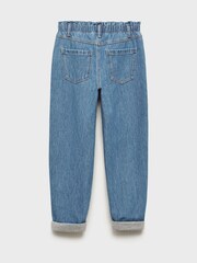 Mango Blue Lydia 100% Cotton Jeans - Image 6 of 7