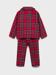 Mango Red Two-Pieces Check Long Pyjamas - Image 2 of 3