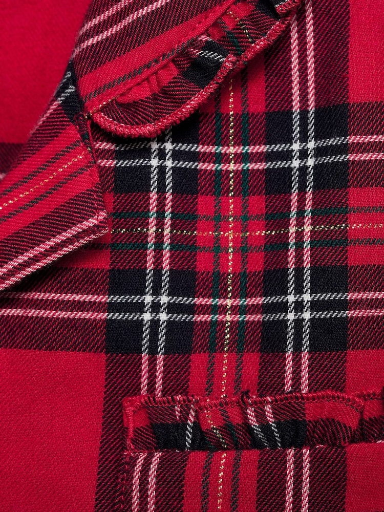 Mango Red Two-Pieces Check Long Pyjamas - Image 3 of 3 Mango Red Two-Pieces Check Long Pyjamas - Image 3 of 3