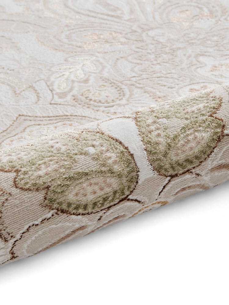 Laurence Llewelyn-Bowen Bronze Damask Rug - Image 6 of 6