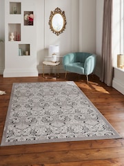 Laurence Llewelyn-Bowen Silver Imperial Rug - Image 1 of 6