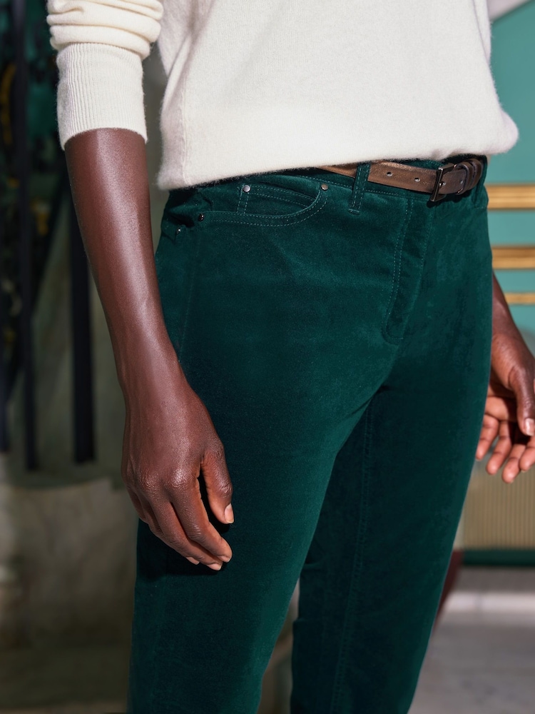 Pure Collection – Jeans aus gewaschenem Samt mit dezentem Stretch - Bild 3 von 3